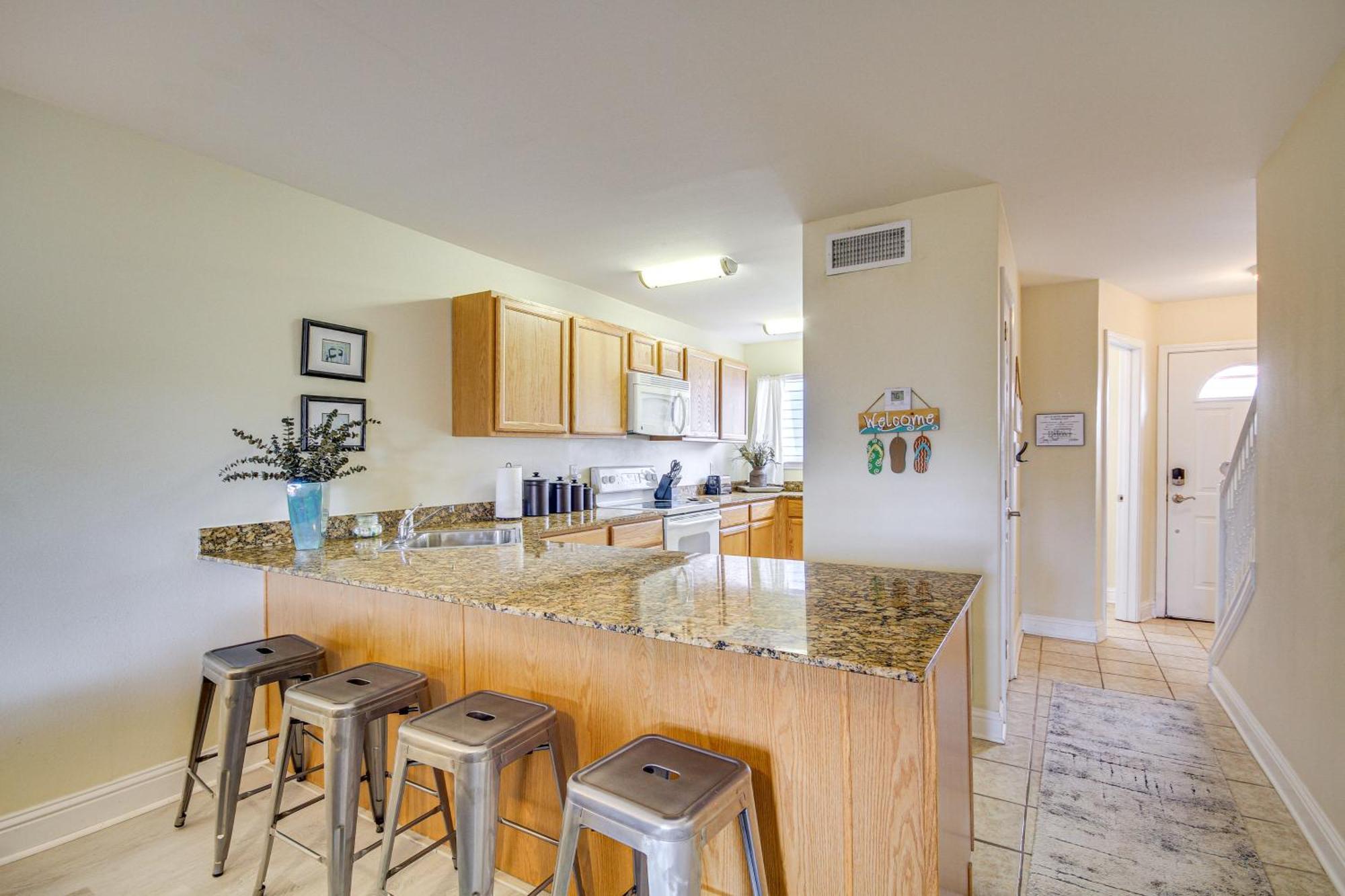 Airy Biloxi Condo With Patio Walk To Beach! Exterior foto